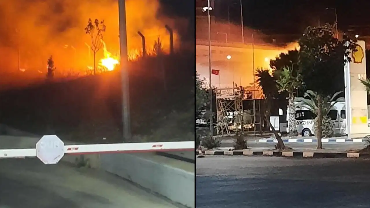İzmir otogarında çıkan yangın kontrol altına alındı haberinin görseli