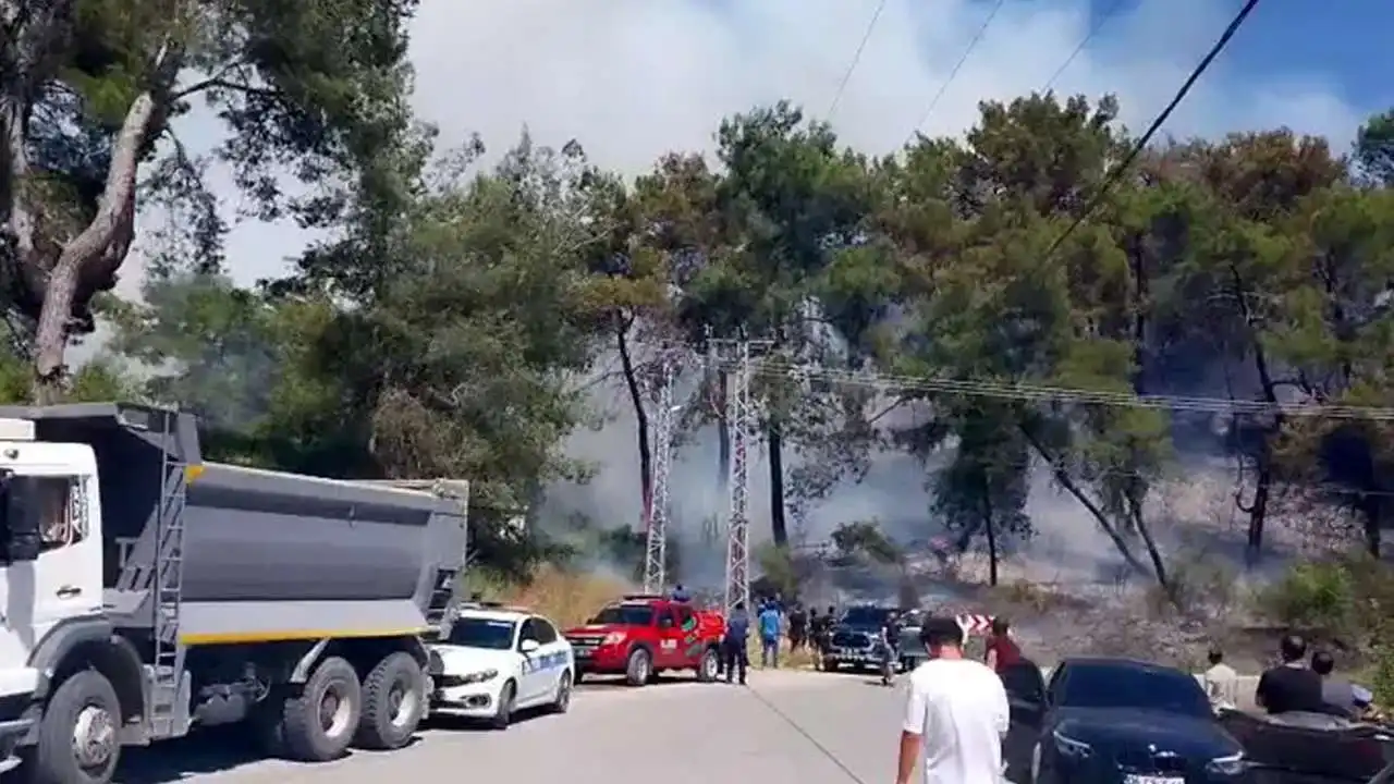 Antalya'da orman yangını:Söndürme çalışmalarına  çevre illerden destek yapılıyor haberinin görseli