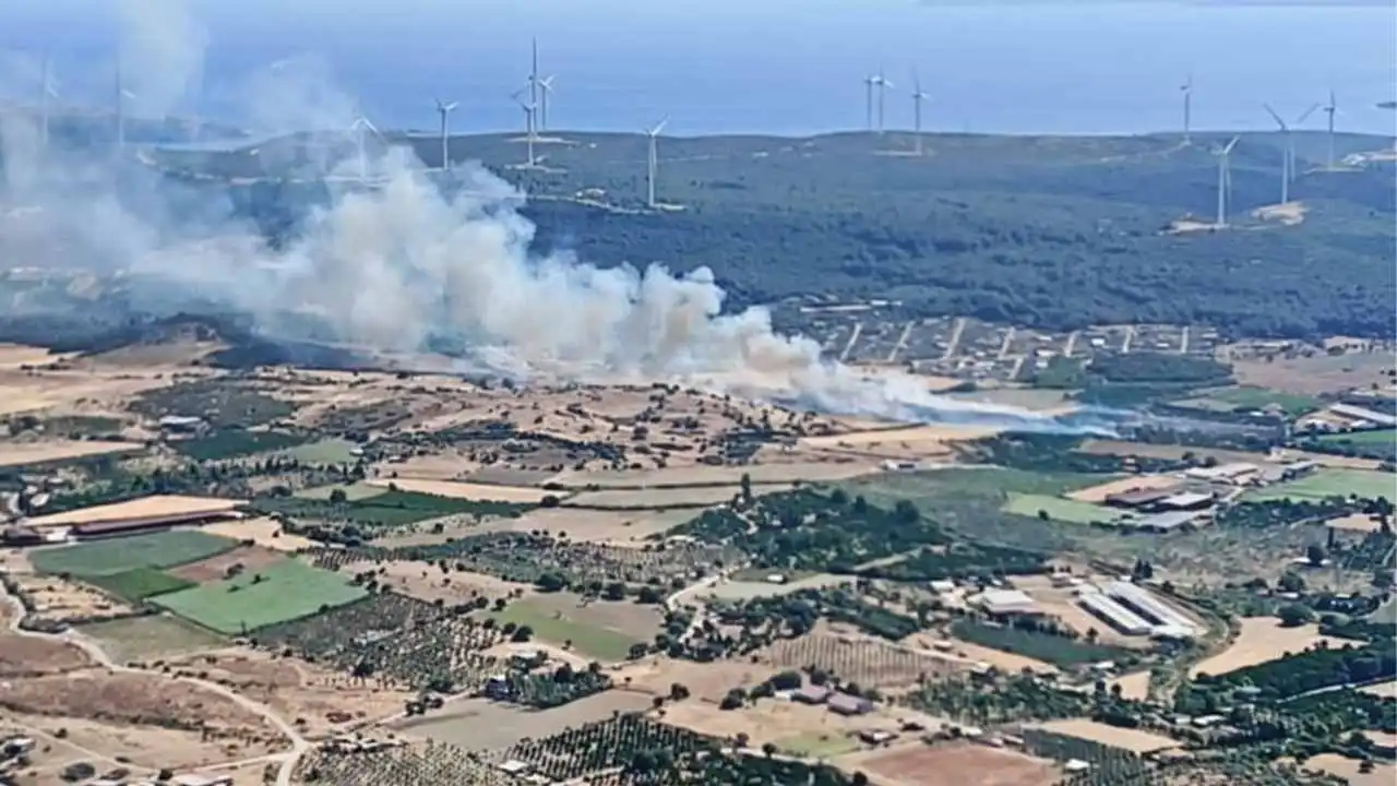 Seferihisar'da bir yangın daha haberinin görseli