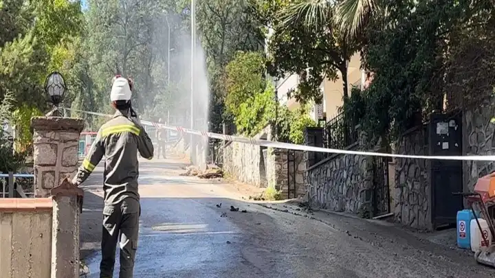 Doğal gaz hattı borusunda patlama: 3 işçi yaralandı!