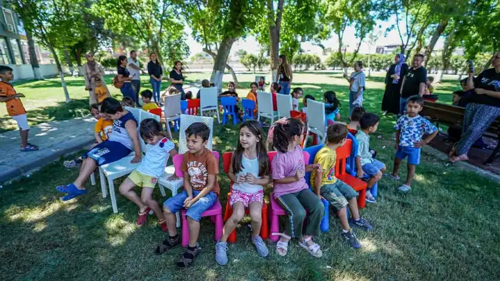 Yangın çocukları etkinliğinden etti