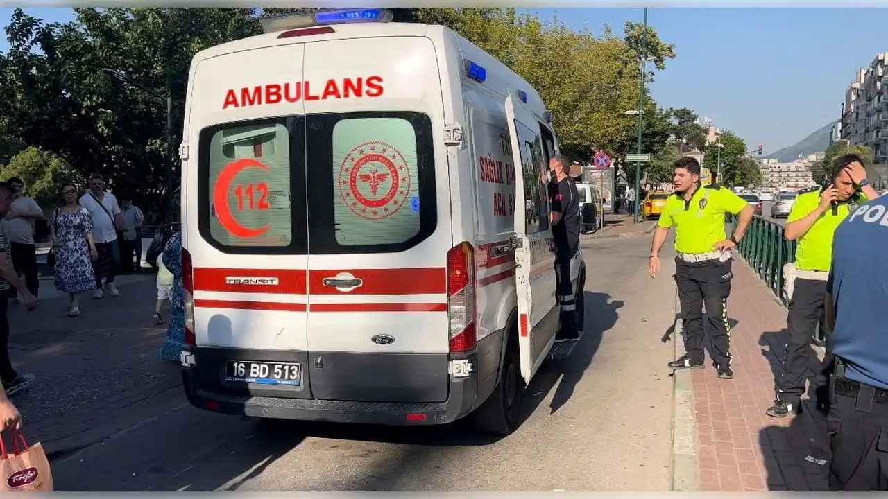 Bursa'daki kazada polis memuru yaralandı haberinin görseli