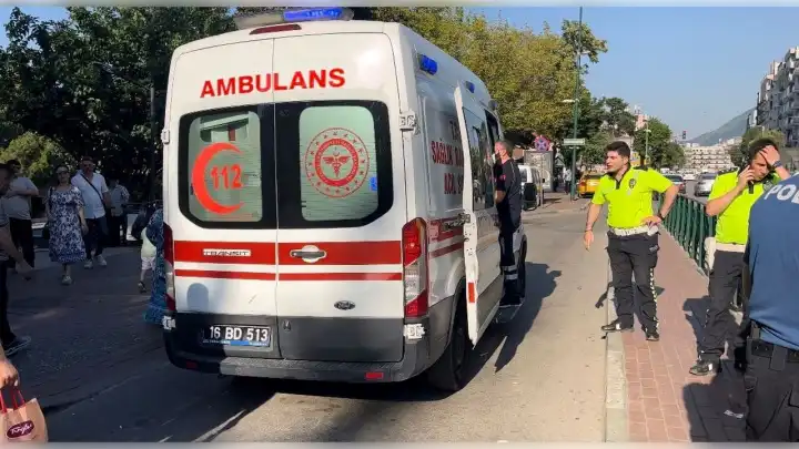 Bursa'daki kazada polis memuru yaralandı