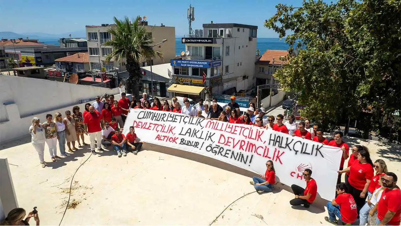 CHP Güzelbahçe’den AK Parti İlçe Başkanına yanıt haberinin görseli