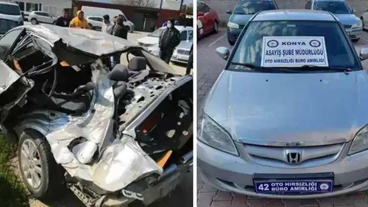 Çalıntı araçları 'Change' yöntemiyle sattılar