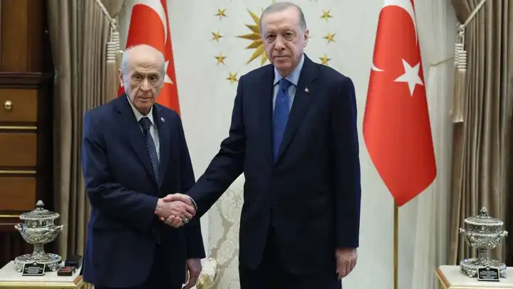 Cumhurbaşkanı Erdoğan, Bahçeli ile görüştü!
