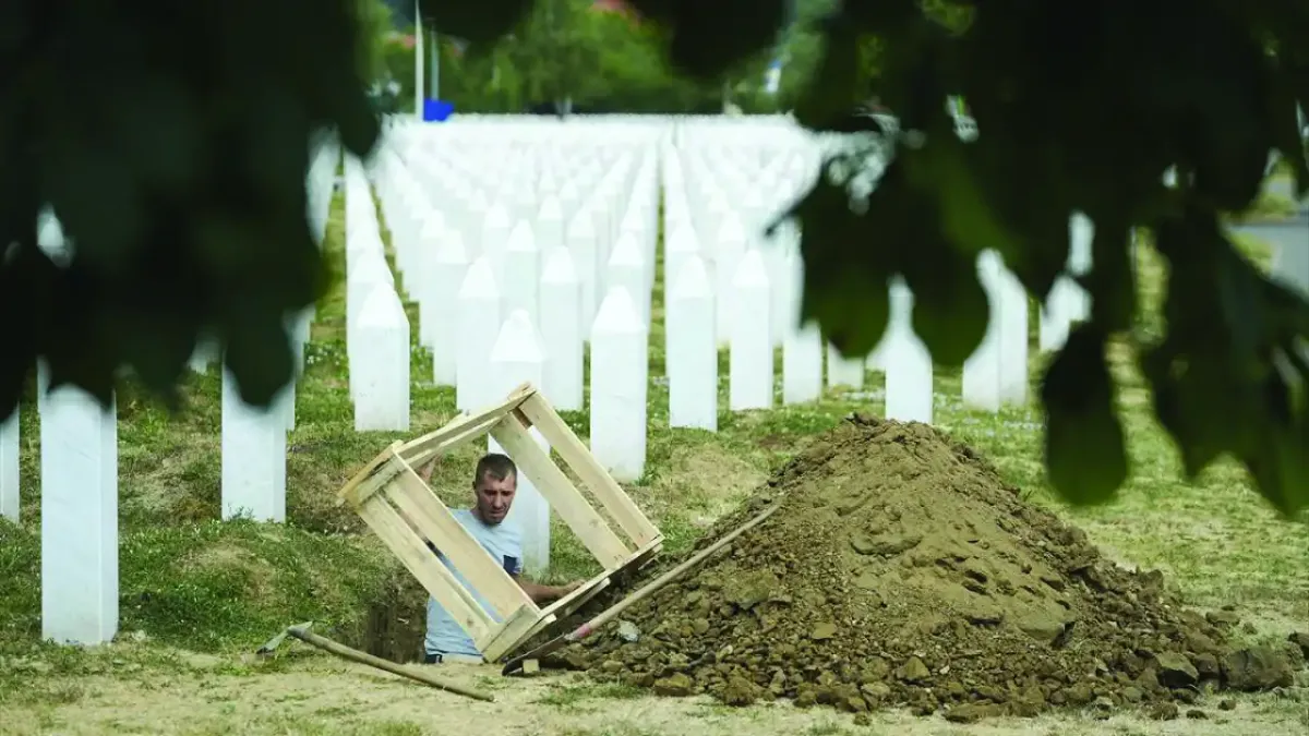 Srebrenitsa unutulmadı: Bir çığlıktı duyulmayan haberinin görseli