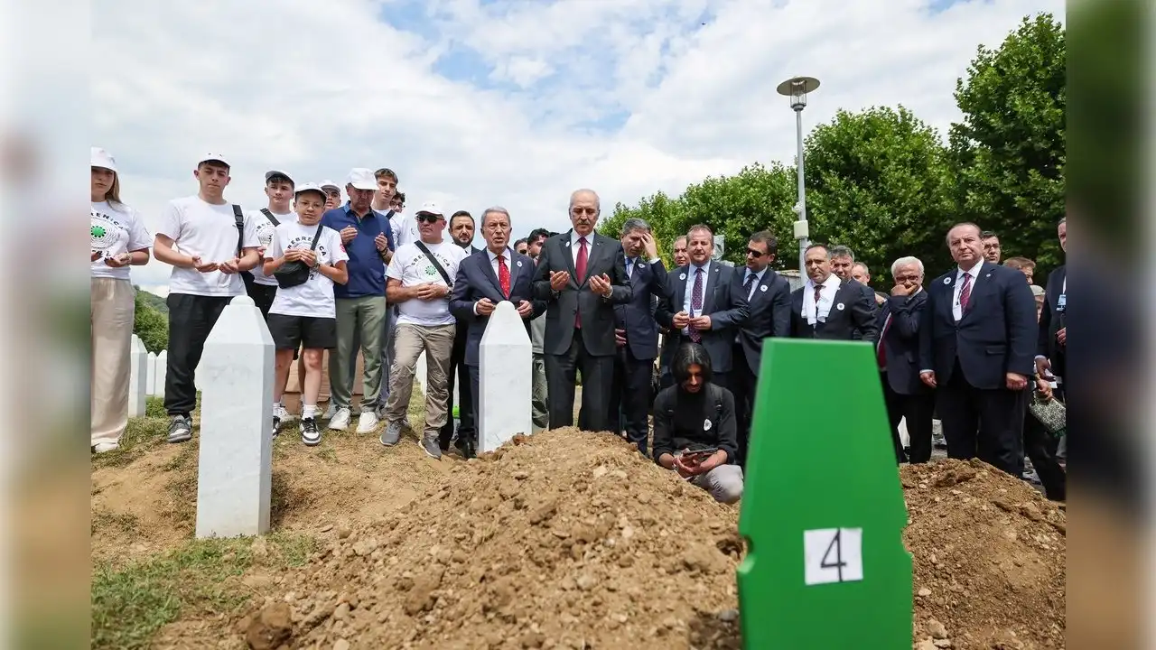 TBMM Başkanı Kurtulmuş Srebrenitsa Şehitlerini andı haberinin görseli