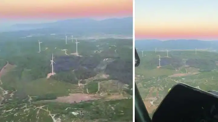 Urla'daki orman yangını devam ediyor