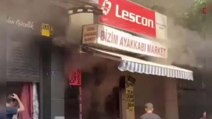Aydın'da iş yerinde büyük yangın