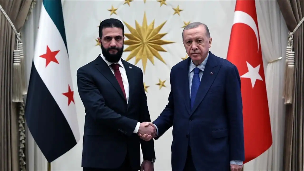 Cumhurbaşkanı Erdoğan, Suriye Cumhurbaşkanı Şara ile görüştü haberinin görseli