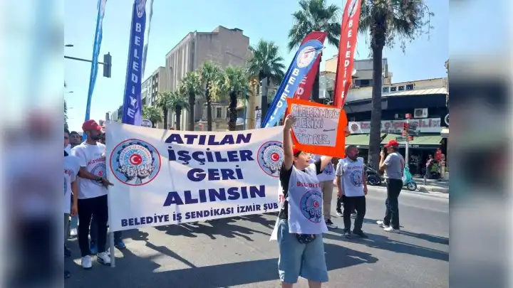 İşçiler meclis önünde: "Rahat mısın Cemil Başkan!"