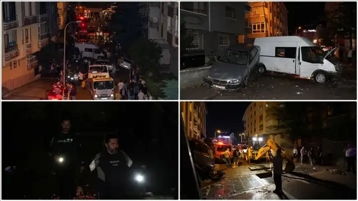 Ankara'da etkili olan sağanak nedeniyle 1402 noktaya müdahale edildi