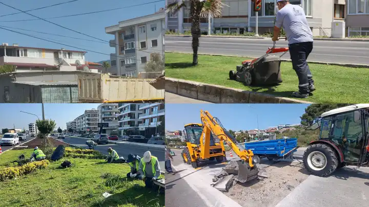 Güzelbahçe Belediyesi’nden yoğun hizmet atağı