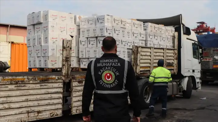 Gümrükler kaçak sigaraya geçit vermedi: 451 milyon TL’lik operasyon