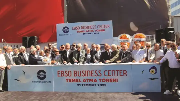 EBSO'nun yeni hizmet binasının temeli atıldı