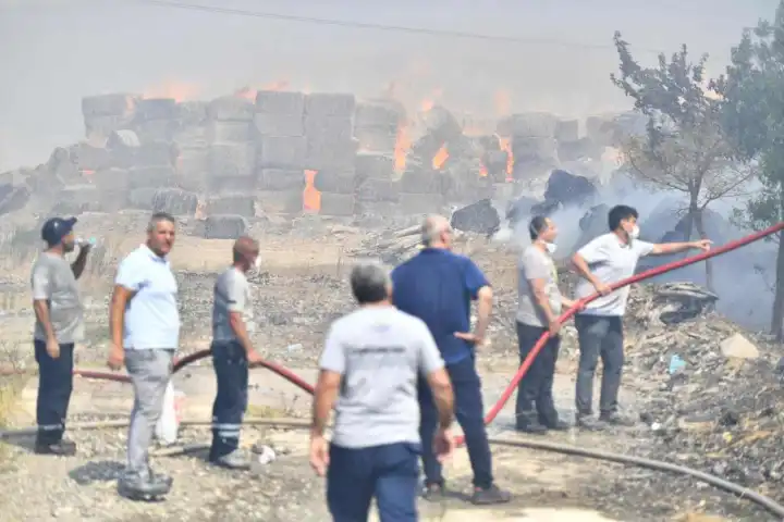 İzmir’de yangın alarmı: Torbalı’da fabrika bahçesi ve zeytinlik, Urla’da otluk alan yandı