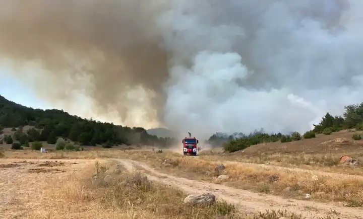 Eskişehir'de çıkan yangın Afyon'a sıçradı: Bölgedeki AKUT ekibine ulaşılamıyor