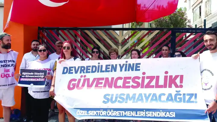 Kadın öğretmenlerden şiddet ve tacize karşı ortak tavır