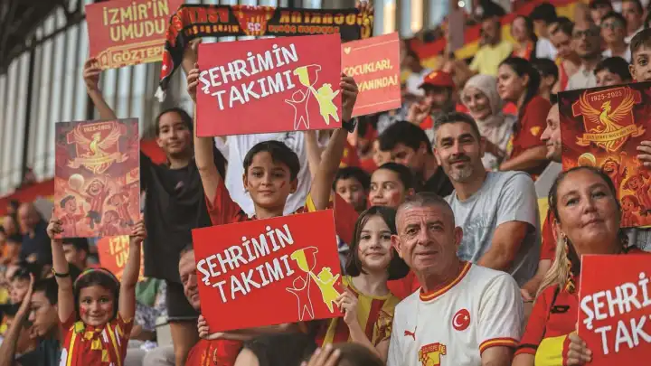 Göztepe’nin geleceği tribünde