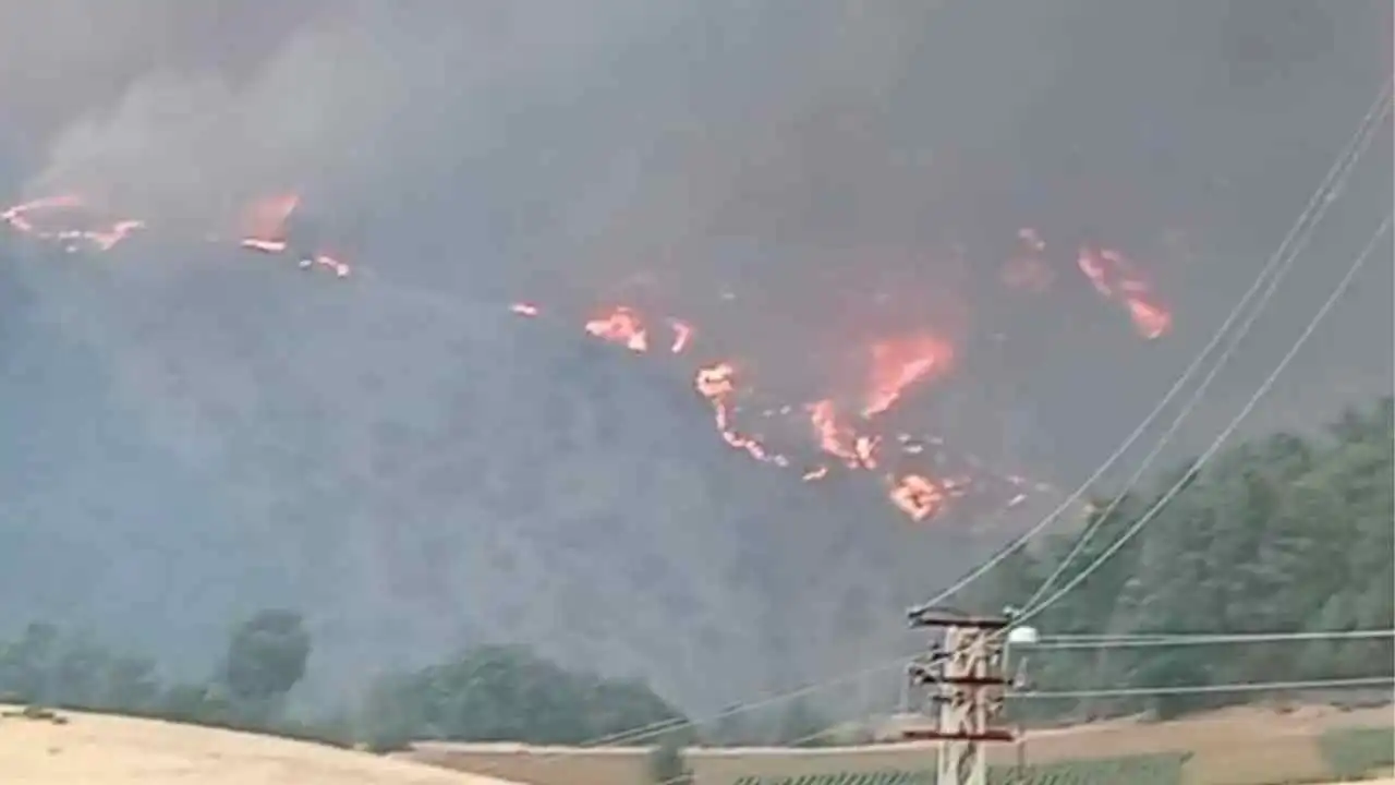 Kahramanmaraş’ta orman yangını: 3 ev yandı, 130 kişi tahliye edildi