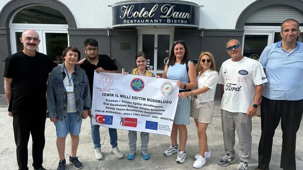 Karşıyaka&#039;da özel bireyler ilk kez Erasmus&#039;a katıldı haberinin görseli