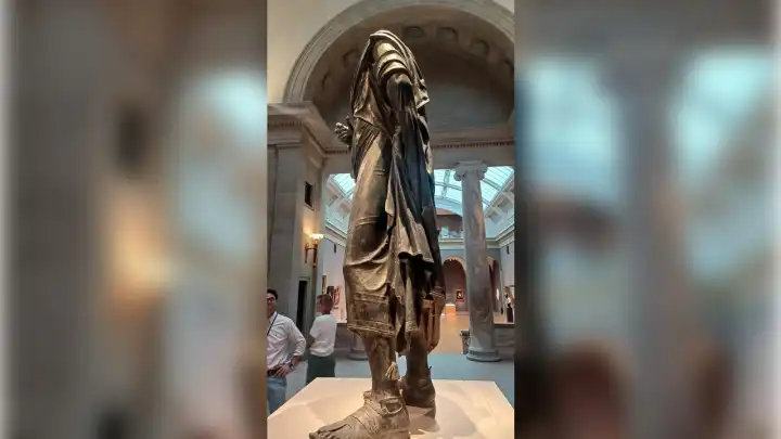 Marcus Aurelius Heykeli Cumhurbaşkanlığı Millet Kütüphanesi’nde ziyarete açıldı