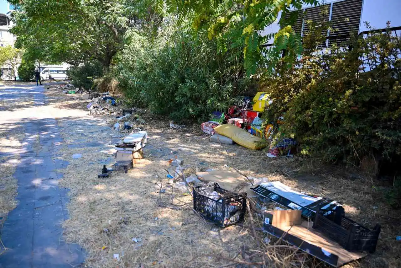 Bornova Belediyesi, Paterson Köşkü çevresindeki atıl alanı temizledi 