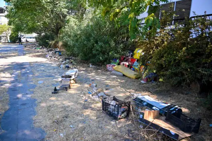 Bornova Belediyesi, Paterson Köşkü çevresindeki atıl alanı temizledi 