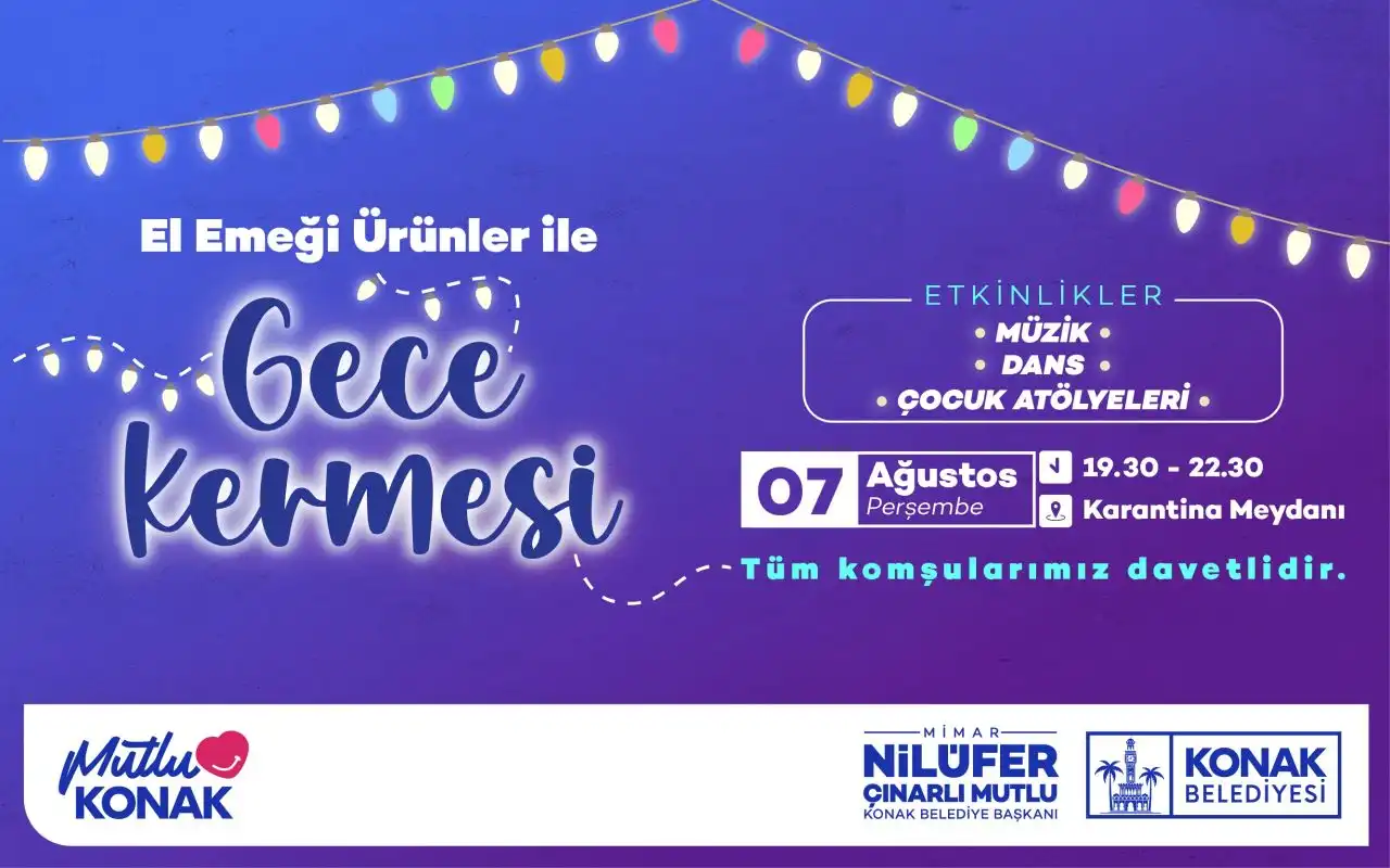Konak’ta kadınların el emeği ‘Gece Kermesi’nde buluşuyor