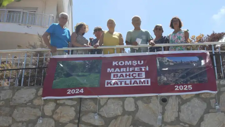 Muğla Datça’da ağaçlara asit döküldü iddiası: Demirci ailesinden suç duyurusu