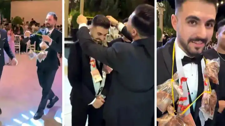Damada altın yerine beşibiryerde pirzola taktı!