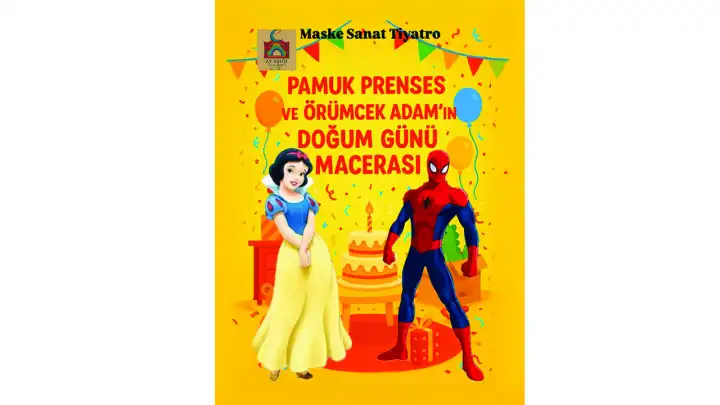 Pamuk Prenses ve Örümcek Adam’dan renkli bir doğum günü macerası