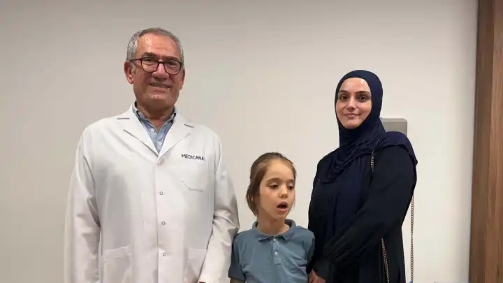 Serebral Palsiyle mücadele eden Hasan Emrem yürümeye başladı