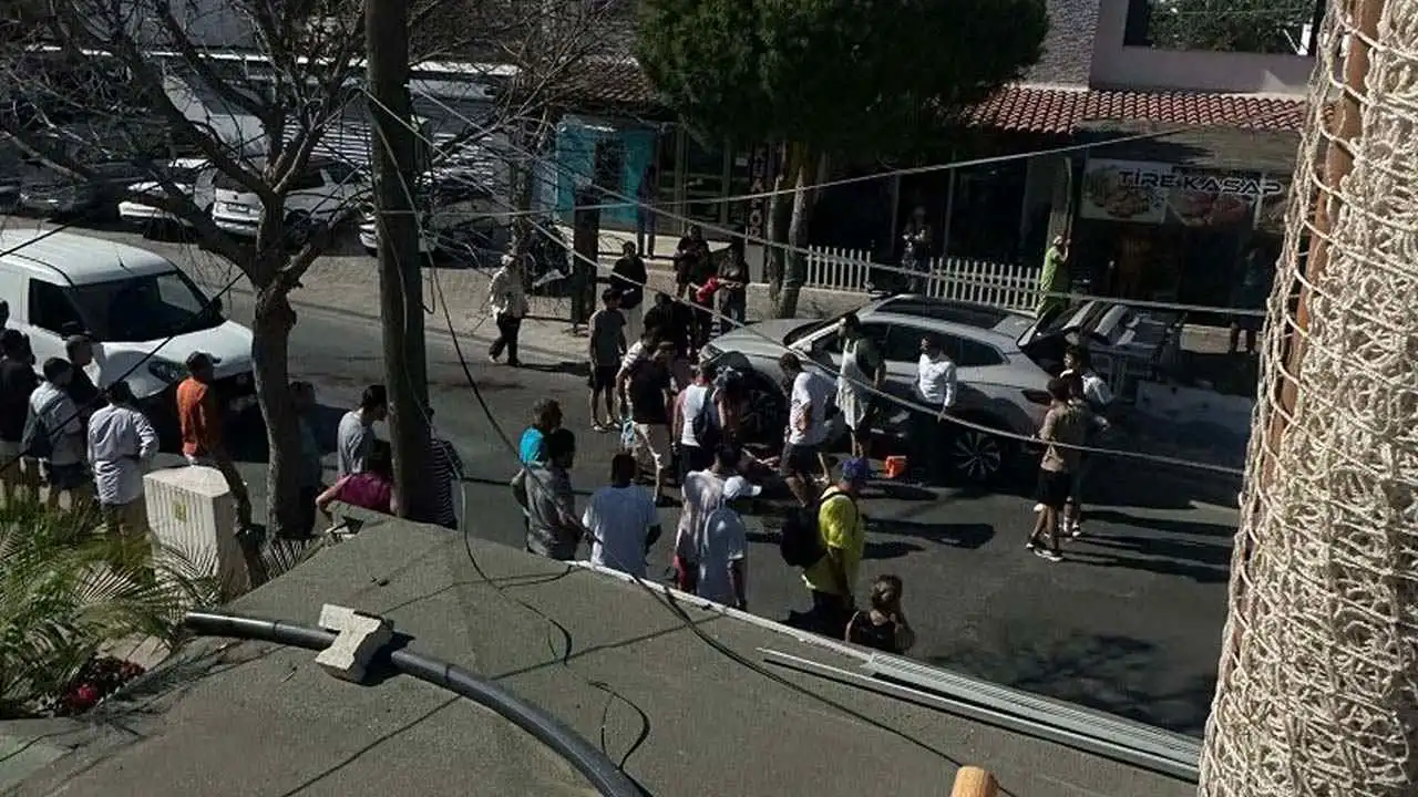 Bodrum'da yol verme tartışması silahlı çatışmaya döndü 