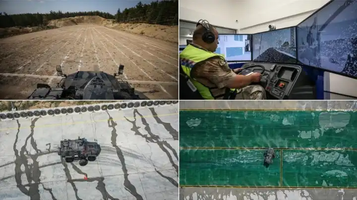 Jandarma zırhlı araç sürücüleri Bilecik Söğüt'te eğitiliyor