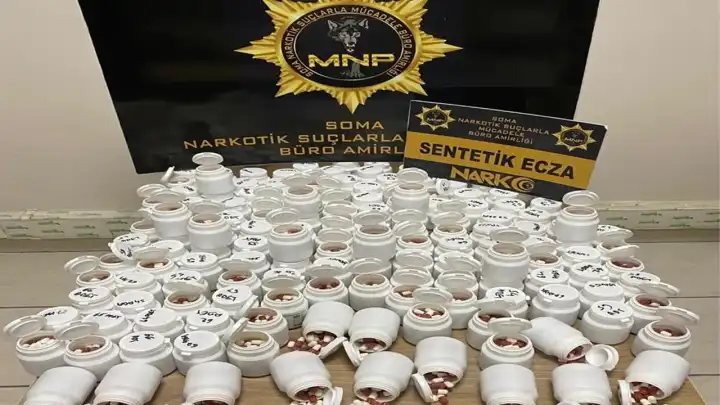 Manisa’da yasaklı madde operasyonu: 29 bin sentetik hap ele geçirildi
