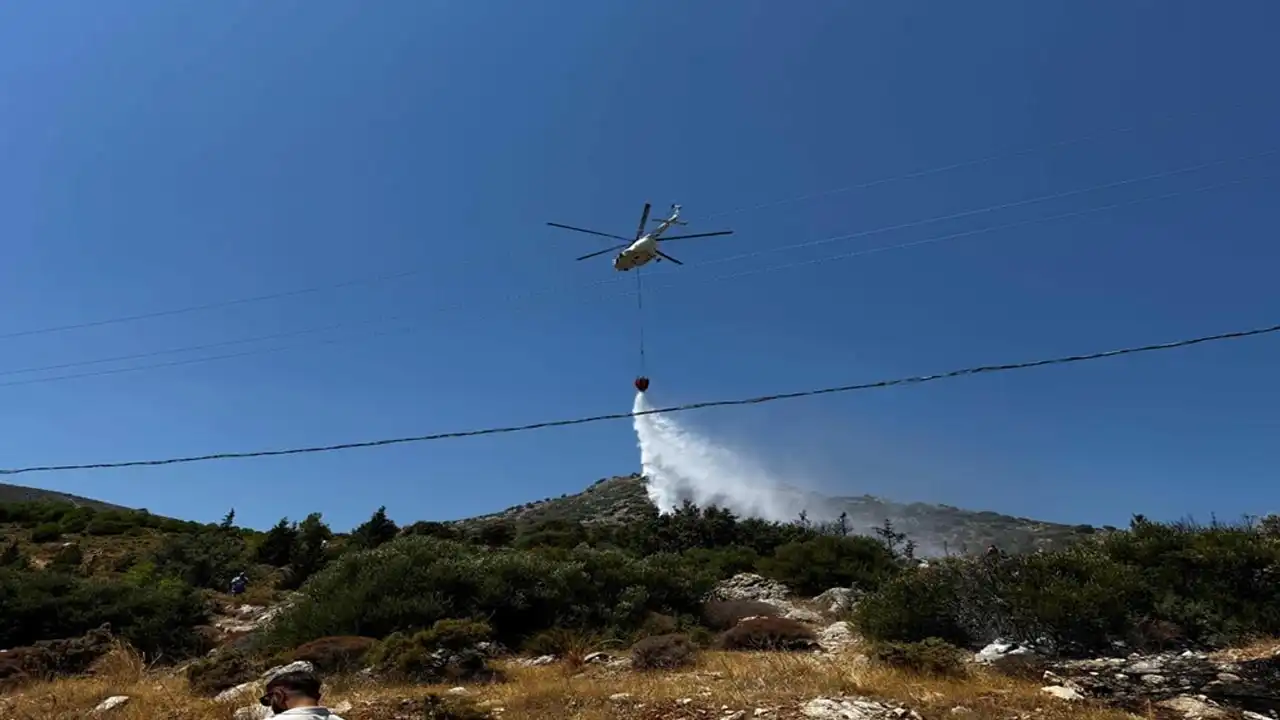 Muğla’da makilik yangını: 1,5 dönüm alan zarar gördü