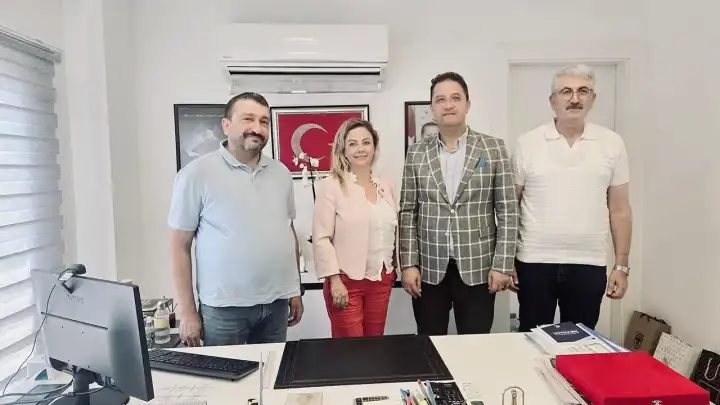 Dilek Gappi'den Osman Başeğmez'e hoşgeldin ziyareti