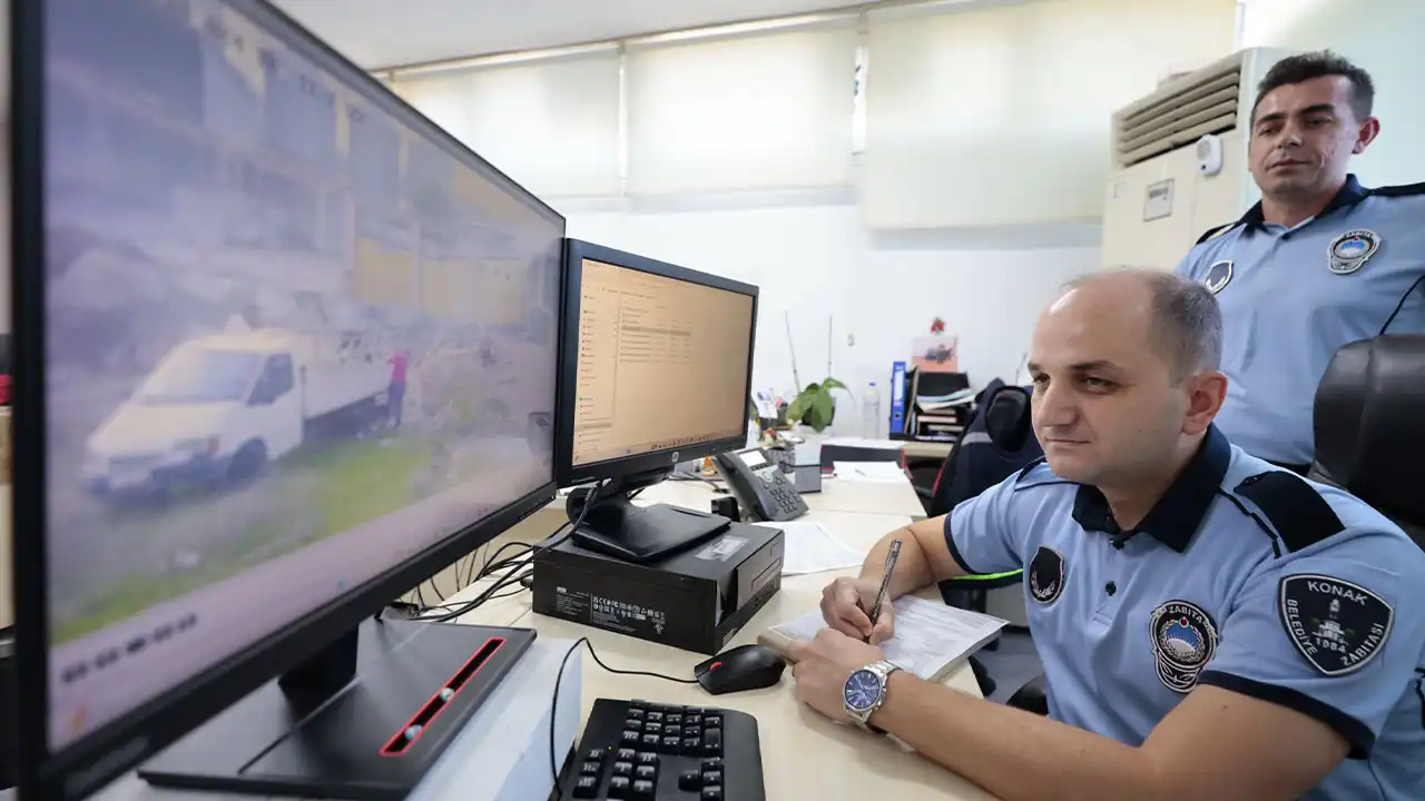 Konak’ta çevreyi kirletenlere kameralı takip: 3 milyon lira ceza!