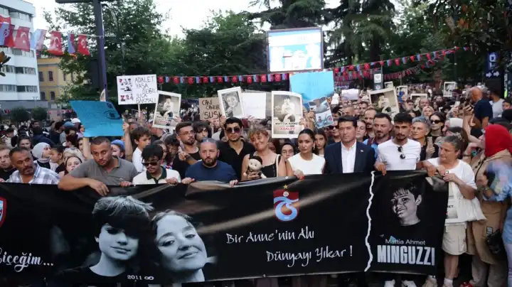 Trabzon,  Mattia Ahmet Minguzzi için yürüdü