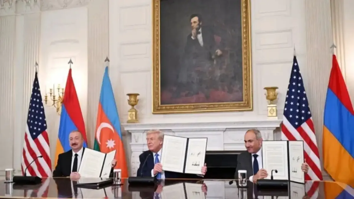 Washington zirvesi’nden tarihi adım: Azerbaycan, Ermenistan ve abd barış deklarasyonunu imzaladı. İşte tam metin.. haberinin görseli