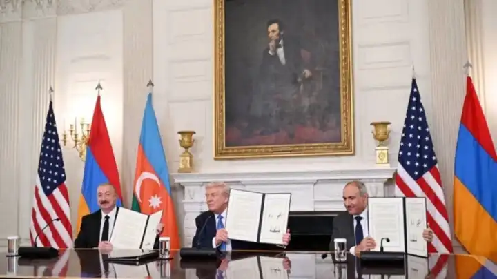 Washington zirvesi’nden tarihi adım: Azerbaycan, Ermenistan ve abd barış deklarasyonunu imzaladı. İşte tam metin..