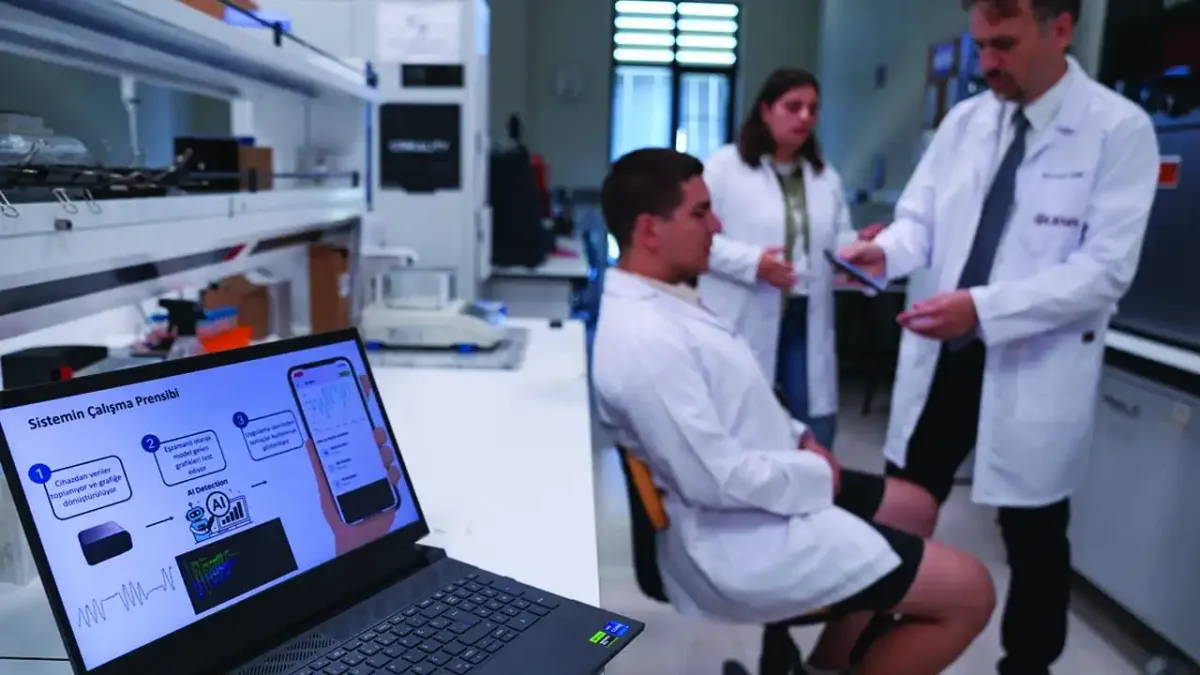 İzmir’de bilim adamları geliştirdi: Bu cihaz, uyku apnesini evde teşhis edecek haberinin görseli