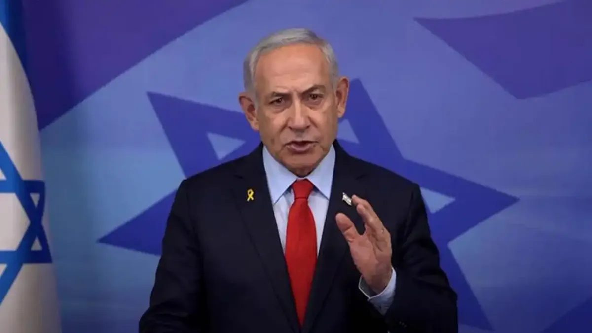 Netanyahu: Amacımız Gazze'yi işgal etmek değil haberinin görseli