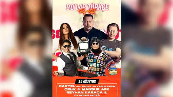 90’lar Türkçe Pop Fest ile unutulmaz bir gece: