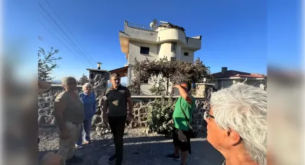 Kırgöz açıkladı: Yangında 2 ev zarar gördü