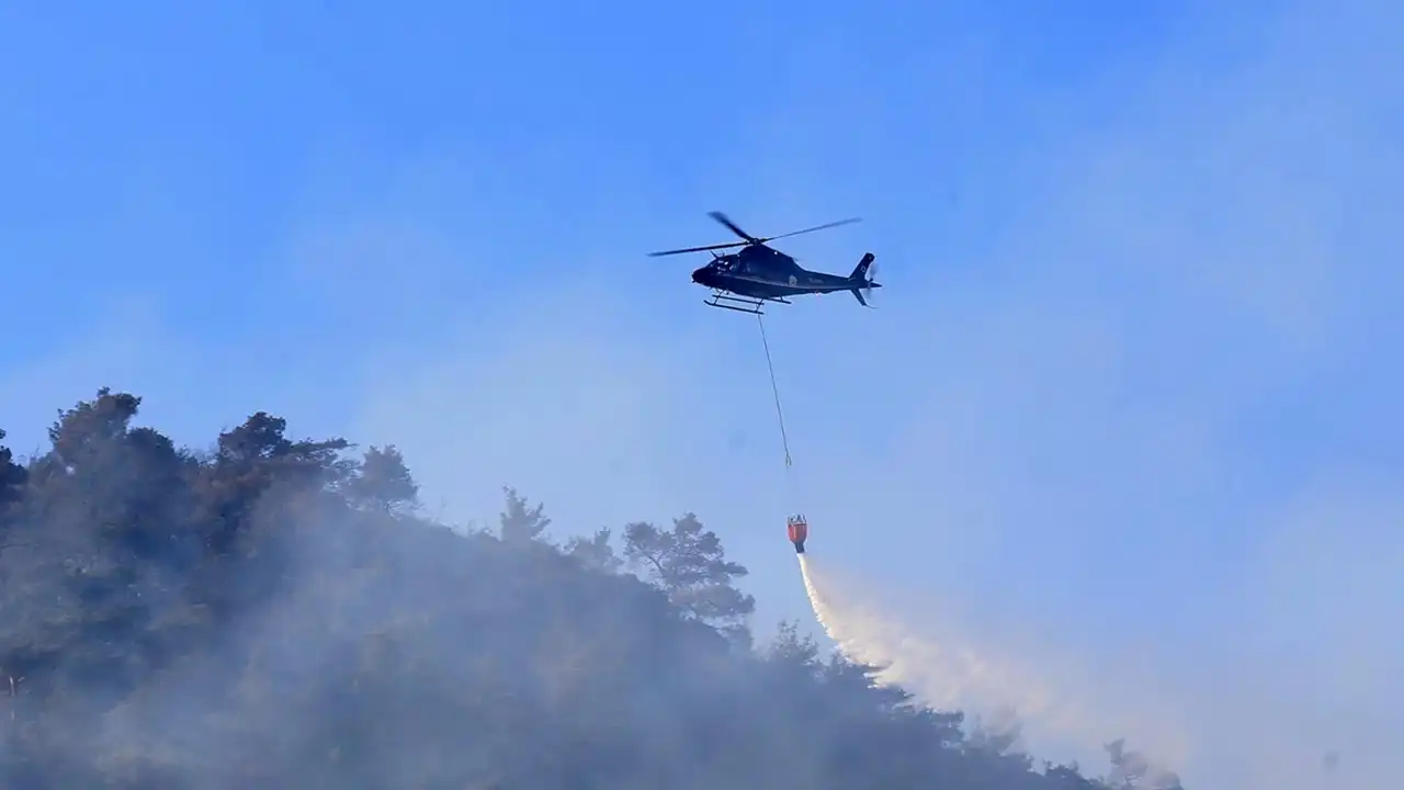 Manisa Soma'daki yangın kontrol altında!