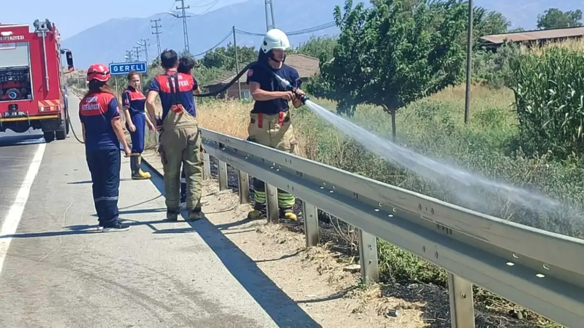 Beydağ ve Ödemiş'teki yangınlar kontrol altına alındı