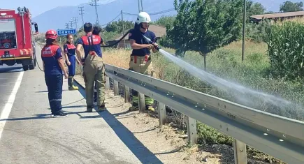 Beydağ ve Ödemiş'teki yangınlar kontrol altına alındı